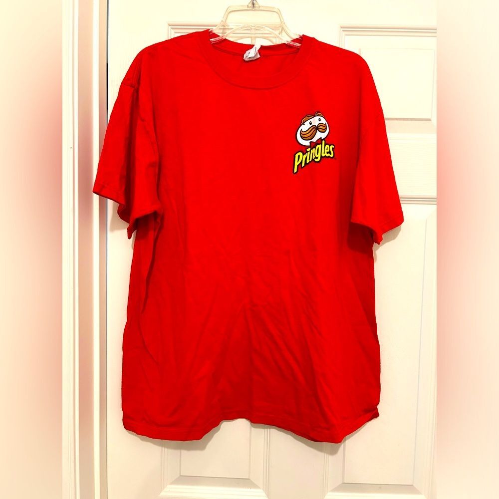 Pringles mens Red Cotton Anvil Tshirt Size XL